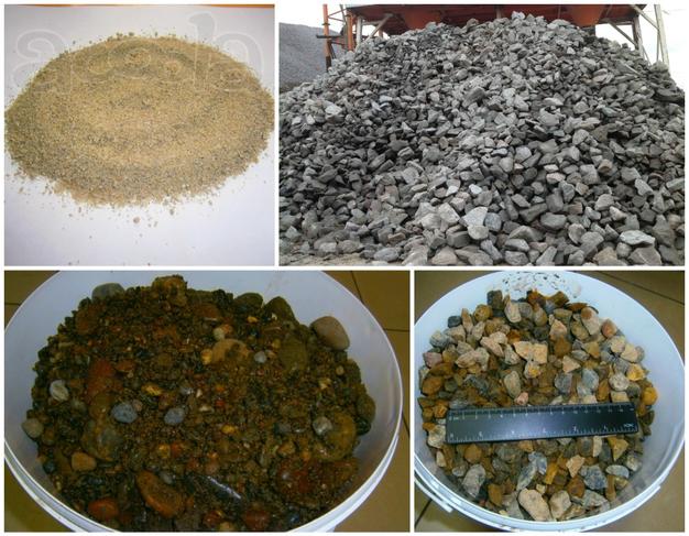 Продаем песок, щебень, пгс, гравий, отсев, грунт и др.